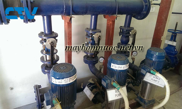 Thi công Bảo dưỡng máy bơm trục đứng Pentax