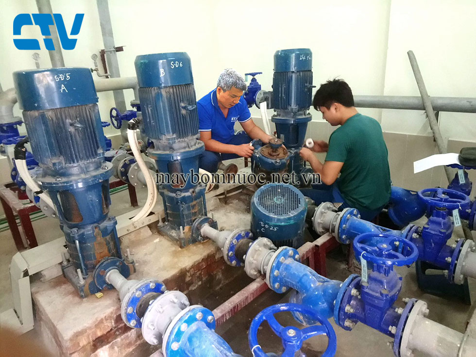 Địa chỉ khắc phục mọi sự cố máy bơm đa tầng cánh trục đứng