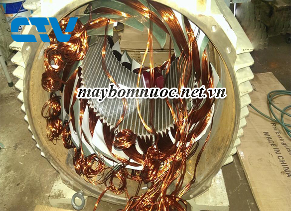 Quấn động cơ máy bơm đầu inox Ebara tại Hà Nội