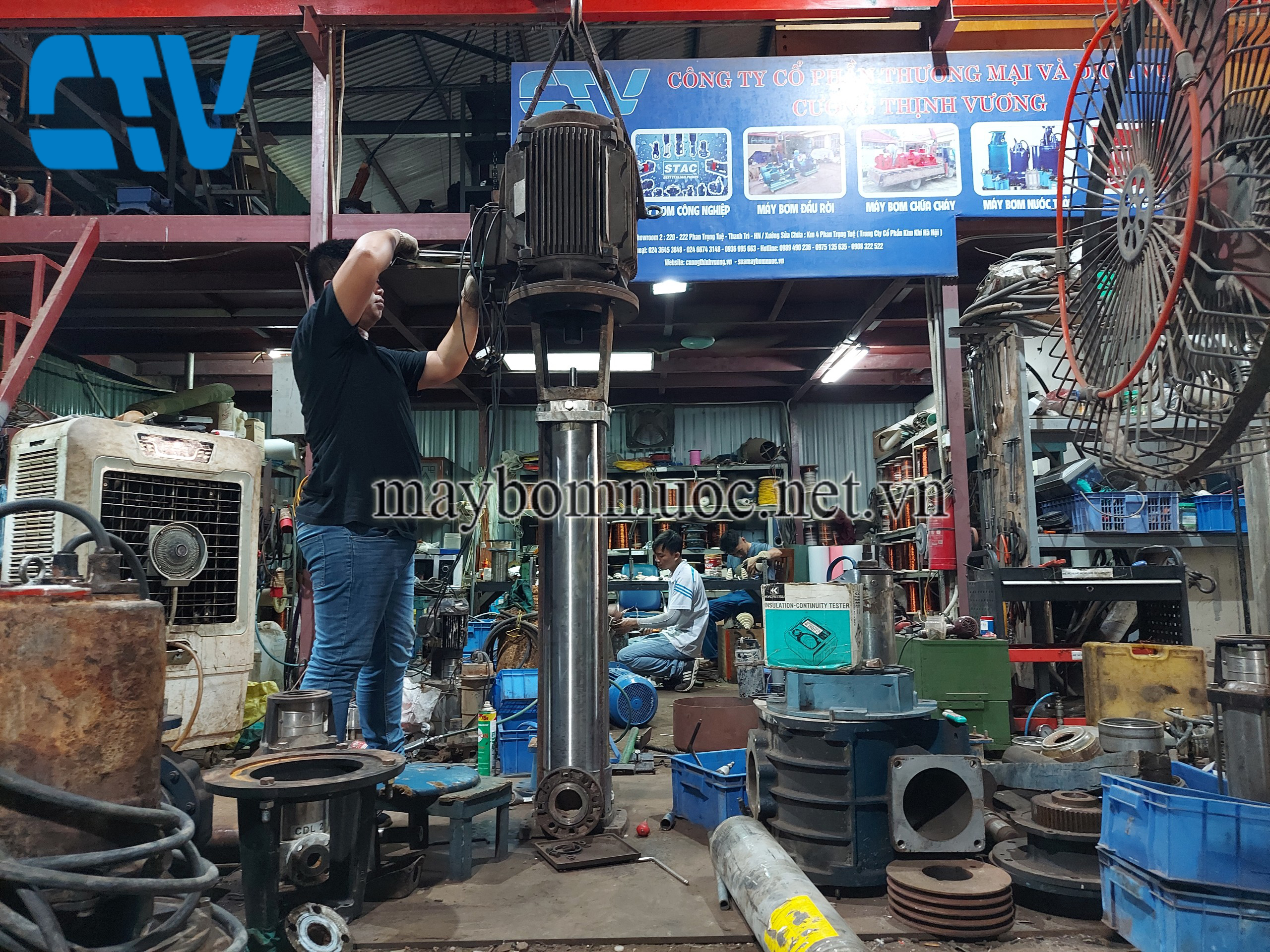 Sửa Chữa, Bảo Dưỡng Máy Bơm Trục Đứng Tại Hà Nội Uy Tín